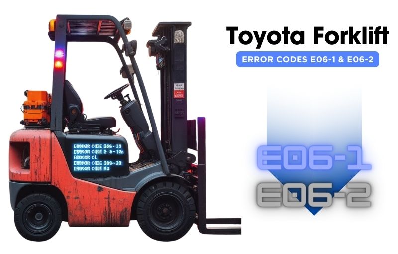 Toyota Forklift Error Code E06-1 and E06-2